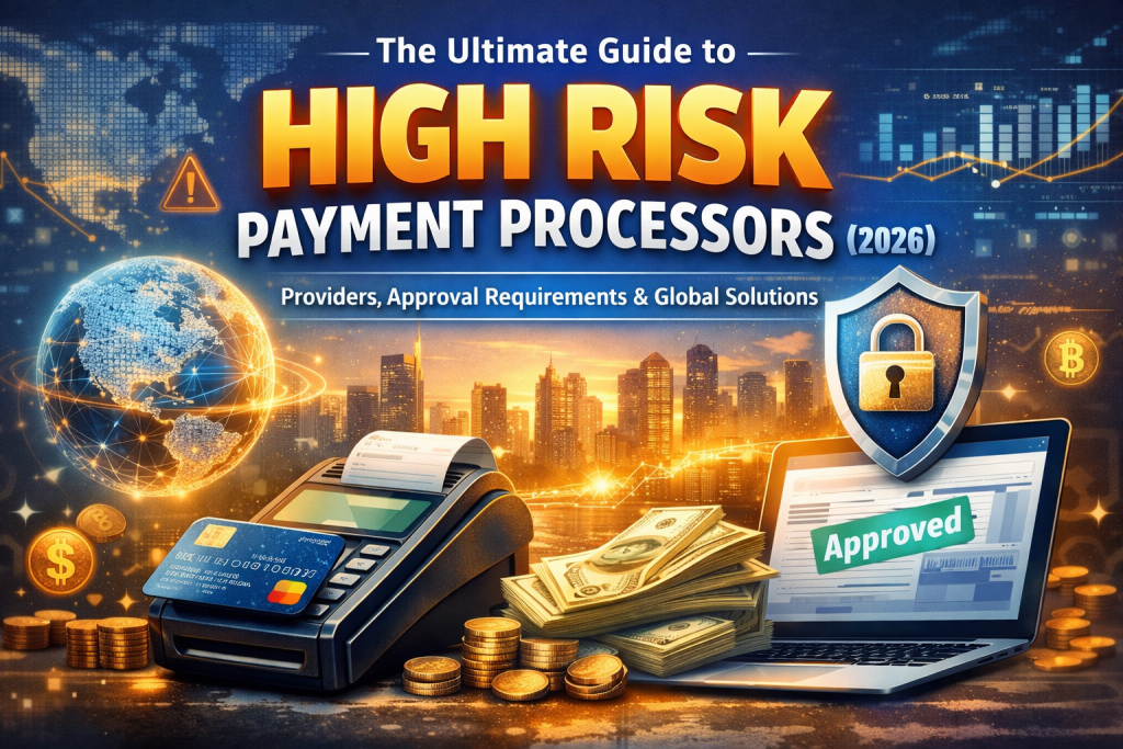 The Ultimate Guide to High Risk Payment Processors (2026): Providers, Approval Requirements & Global Solutions