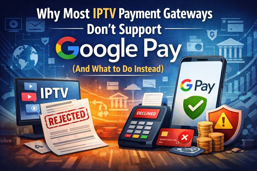 Why Most IPTV Payment Gateways Don’t Support Google Pay (And What to Do Instead)