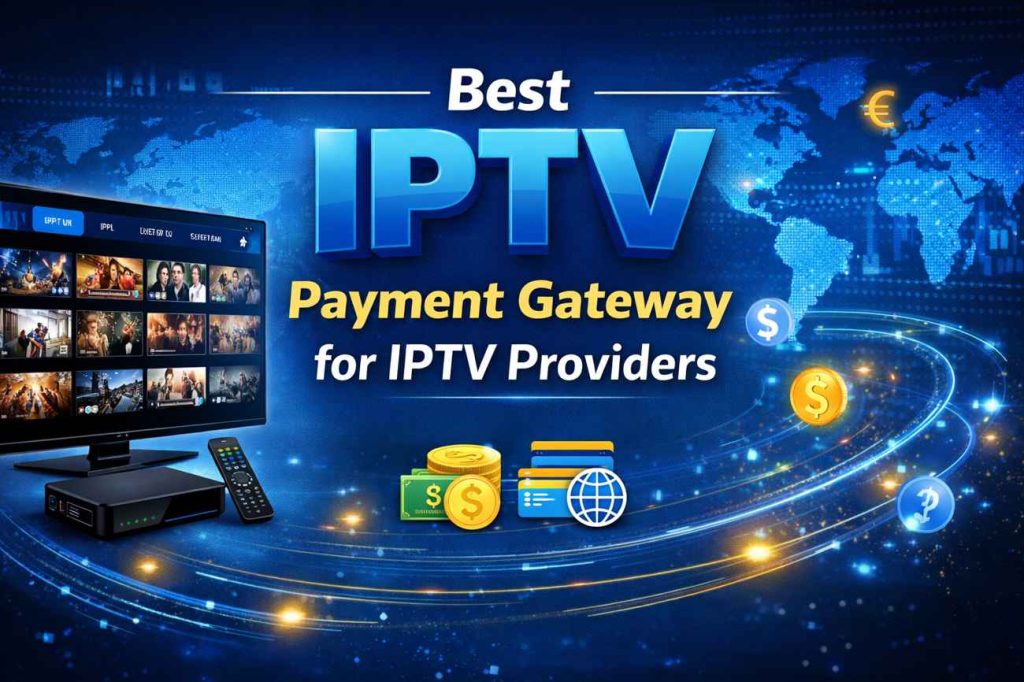 Best IPTV payment gateway for IPTV providers secure global payment processing