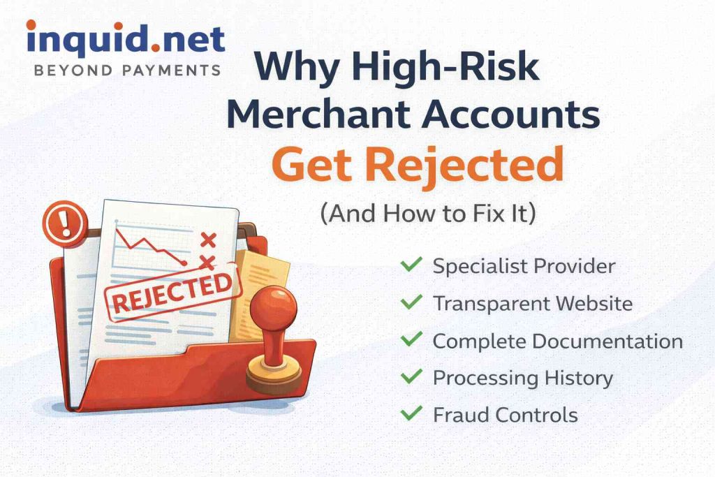 Why High-Risk Merchant Accounts Get Rejected (And How to Fix It Fast in 2026)