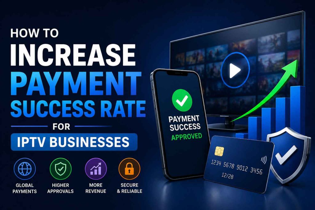 How to Increase Payment Success Rate for IPTV Businesses (2026)