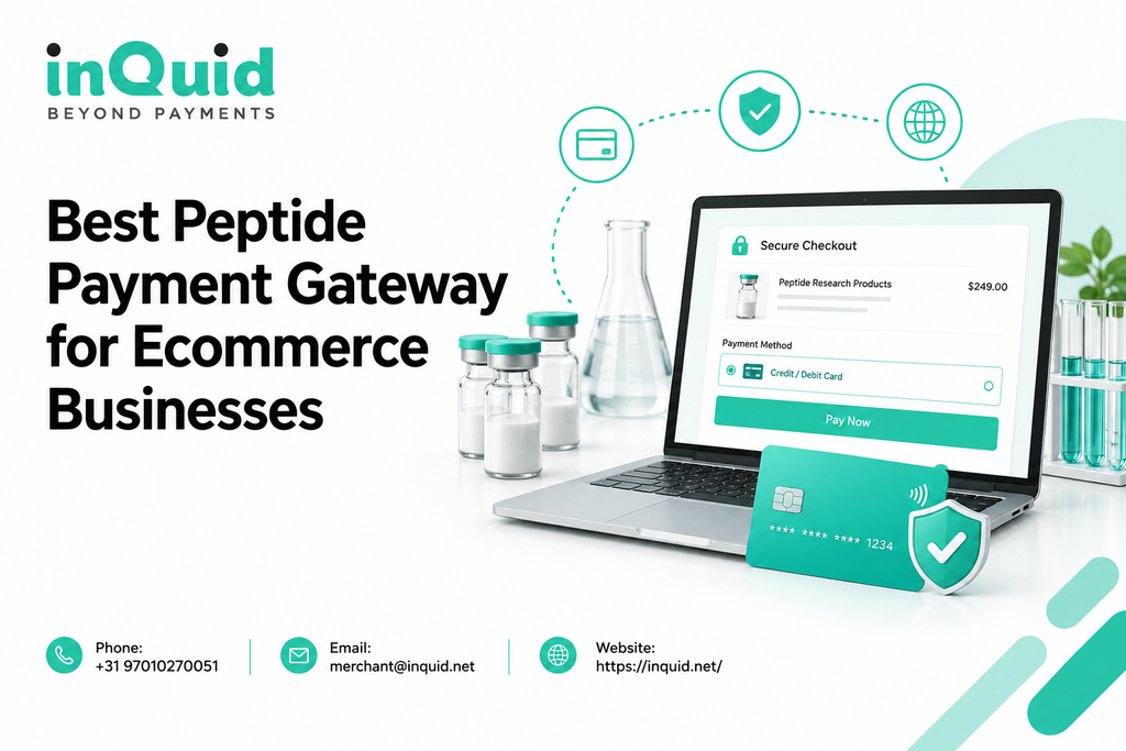 Best peptide payment gateway for ecommerce businesses with secure payment processing, merchant account solutions, and Inquid fintech services.